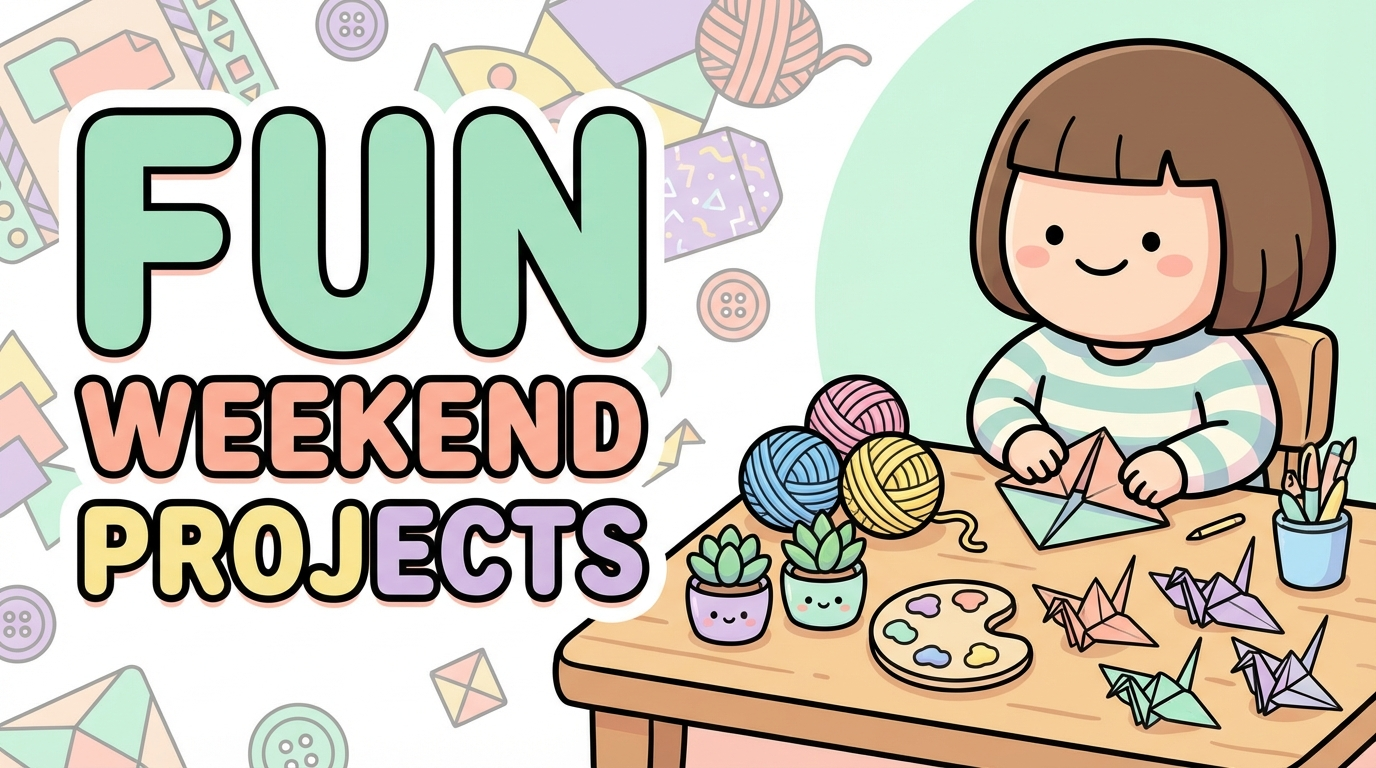 Cartoon style with Banner w/ Text