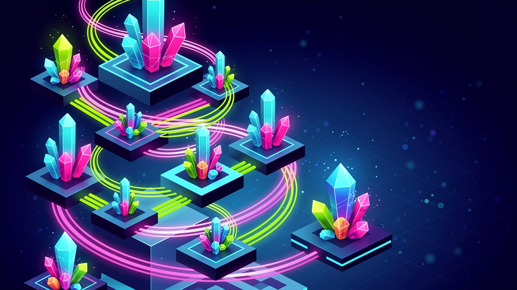 Neon Geo style wix blog headers
