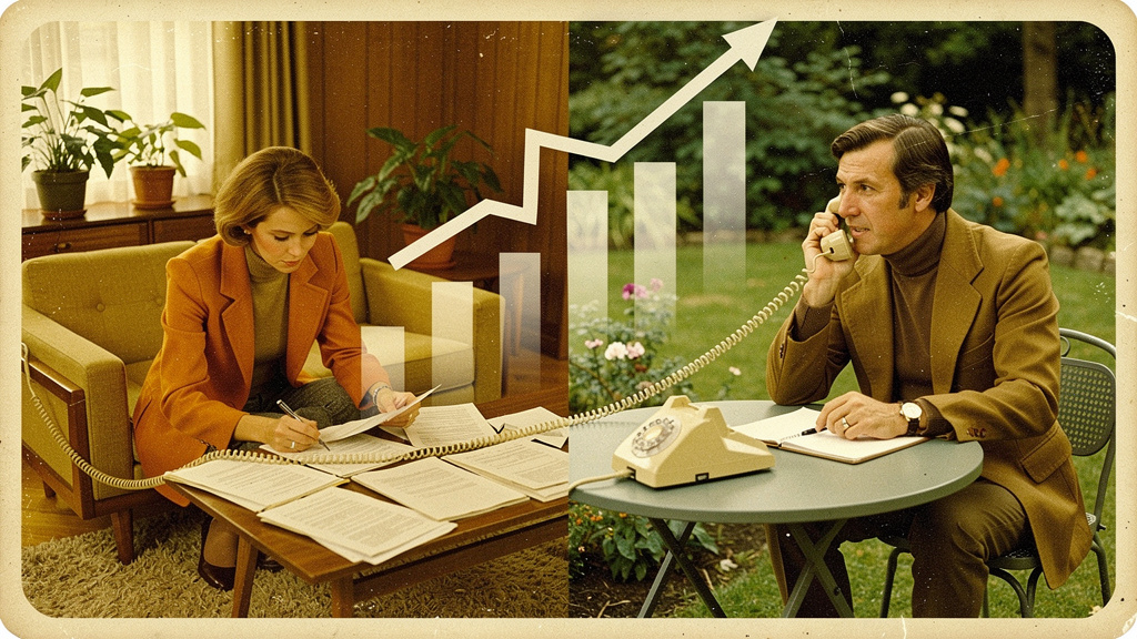 Retro style wix blog headers