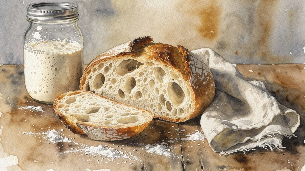 AI hero image for food blog in watercolor style