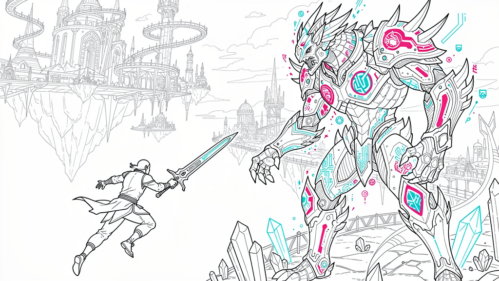 Line Art style medium article images