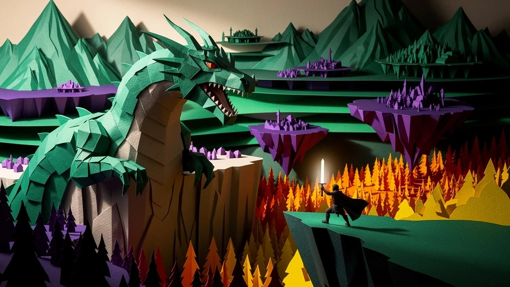 Paper Cut style substack preview images