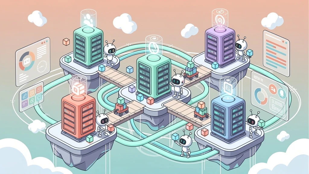 AI hero image for tech blog in cartoon style