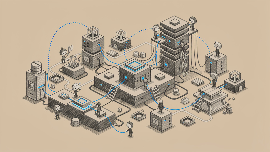 Sketch style blog featured images