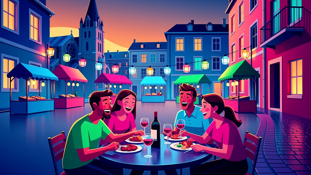 Neon Geo style wordpress featured images