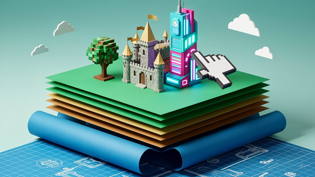 Paper Cut style docusaurus images