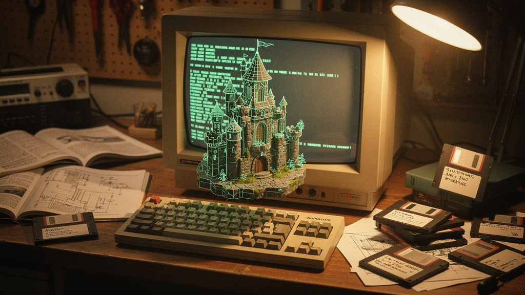 Retro style docusaurus images