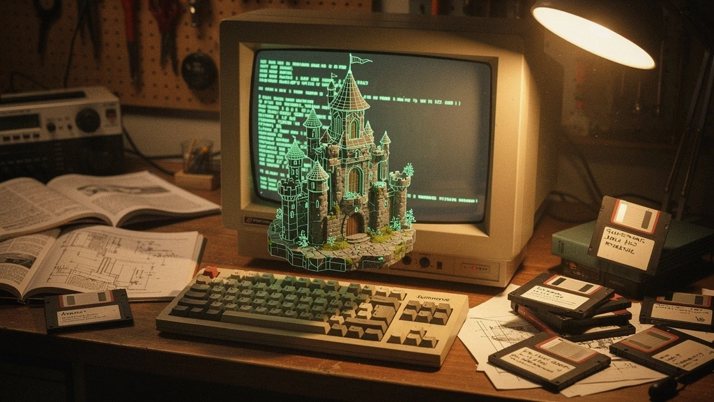 Retro style gitbook headers