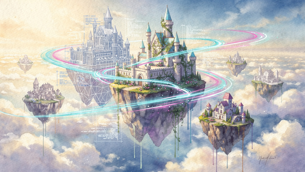 Watercolor style docusaurus images