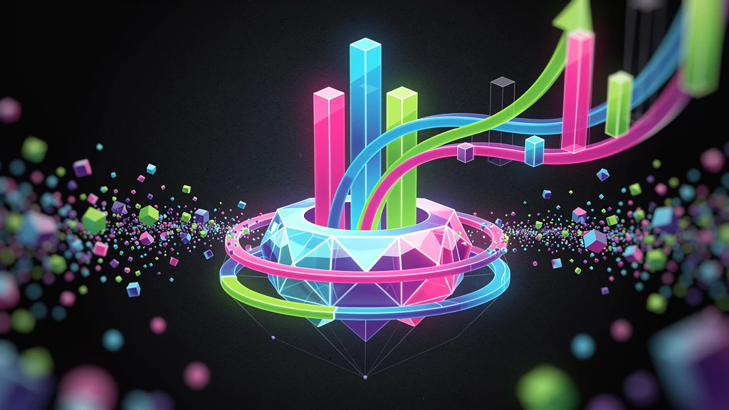 Neon Geo style comparison graphics