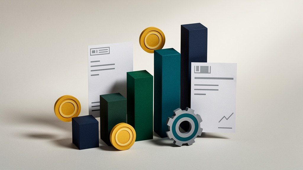 Paper Cut style landing page hero images