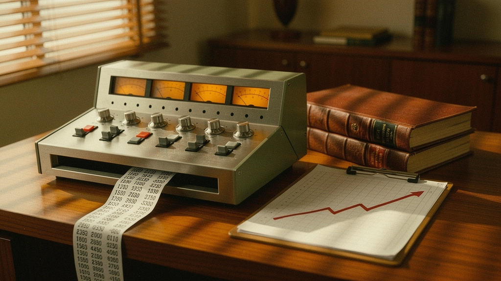 Retro style landing page hero images