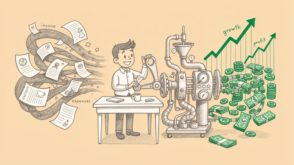 Sketch style landing page hero images