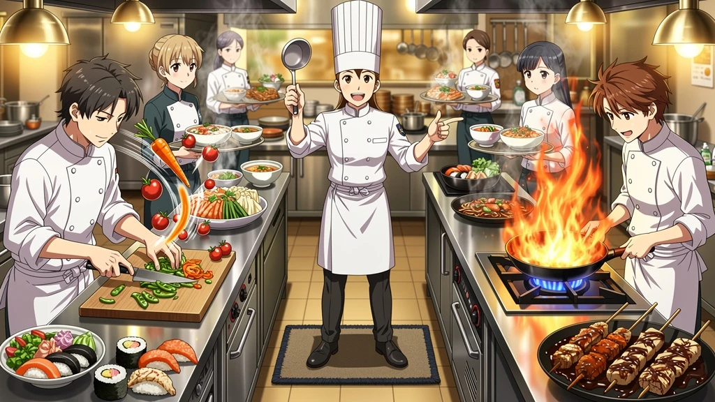 Anime style roadmap graphics