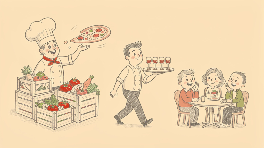 Sketch style landing page hero images