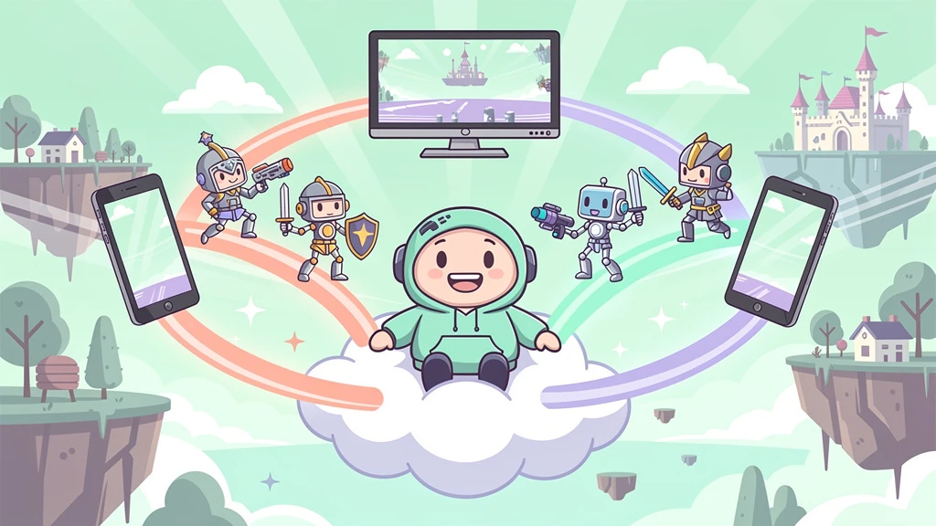 AI hero image for gaming product in cartoon style