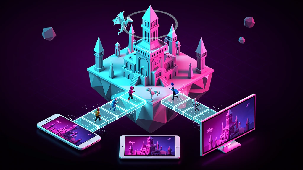 Isometric style roadmap graphics