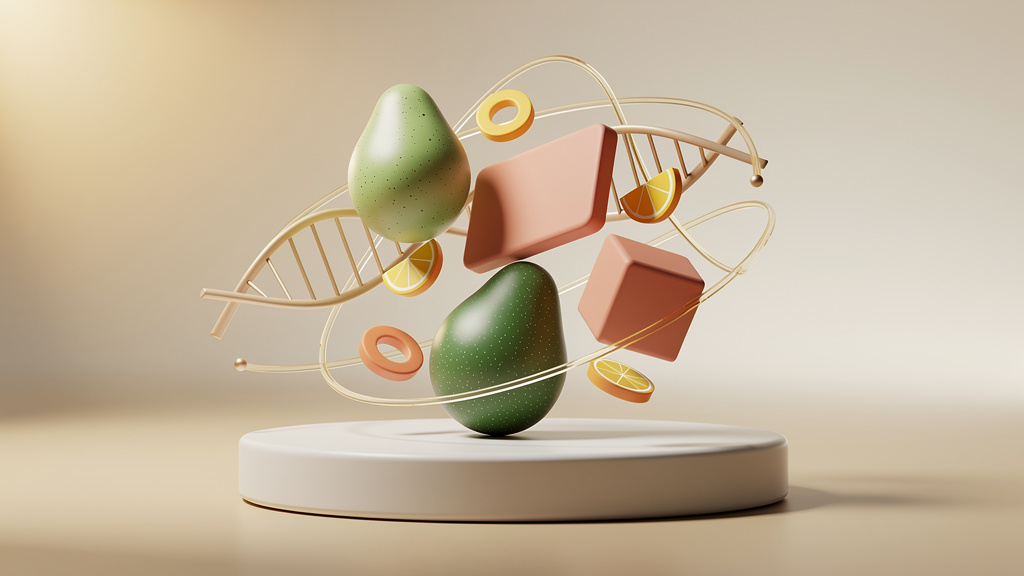 3D Render style landing page hero images