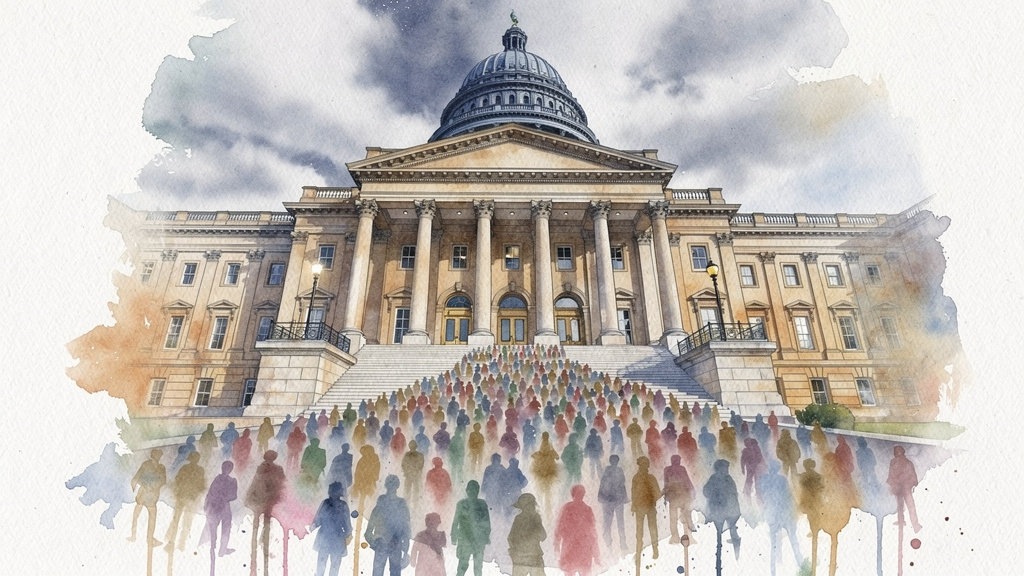 Watercolor style about page headers