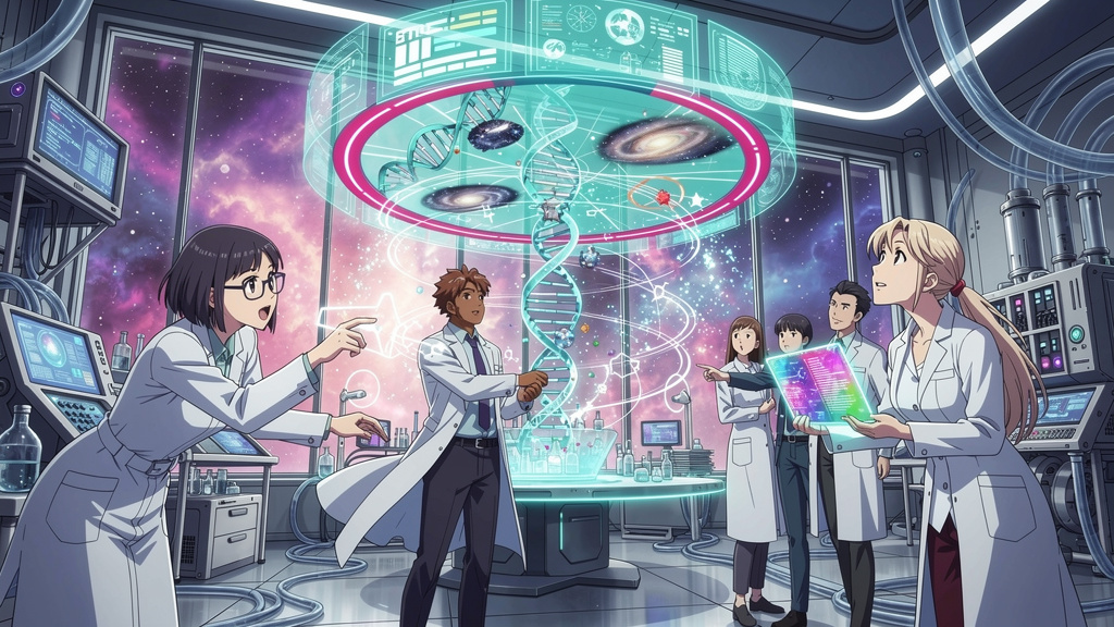 Anime style press release graphics