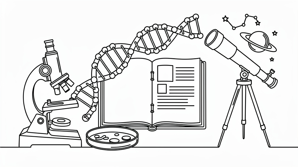 Line Art style press release graphics