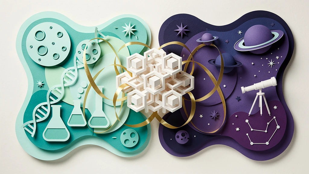 Paper Cut style comparison graphics