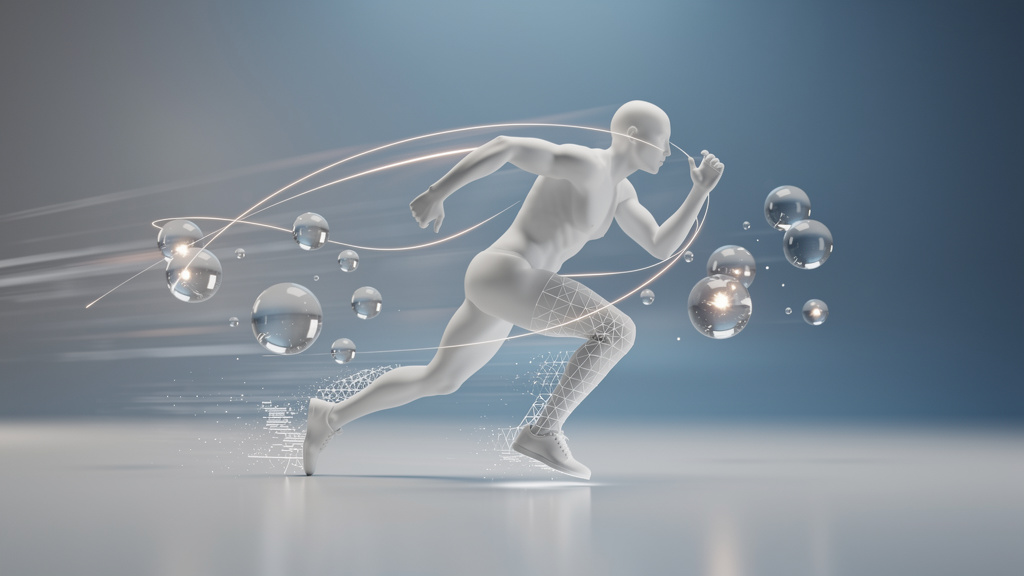 3D Render style landing page hero images