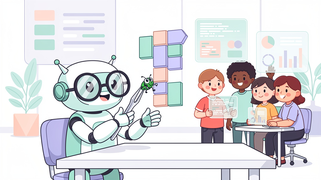 Cartoon style investor deck visuals