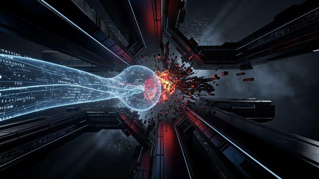 Cinematic style investor deck visuals