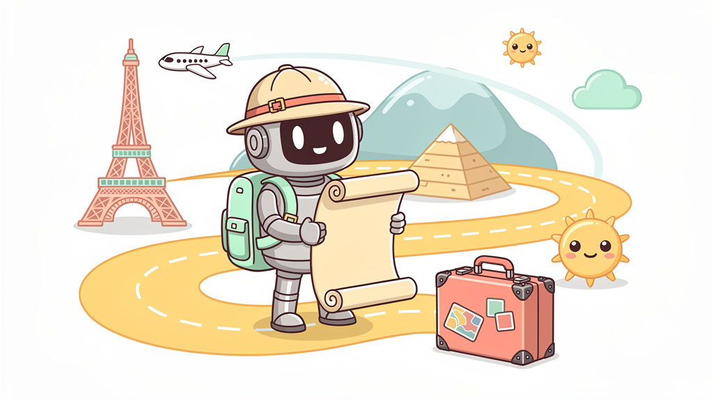 Cartoon style landing page hero images