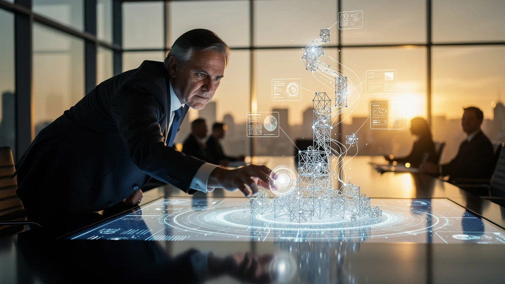 AI social media image for business in bold style