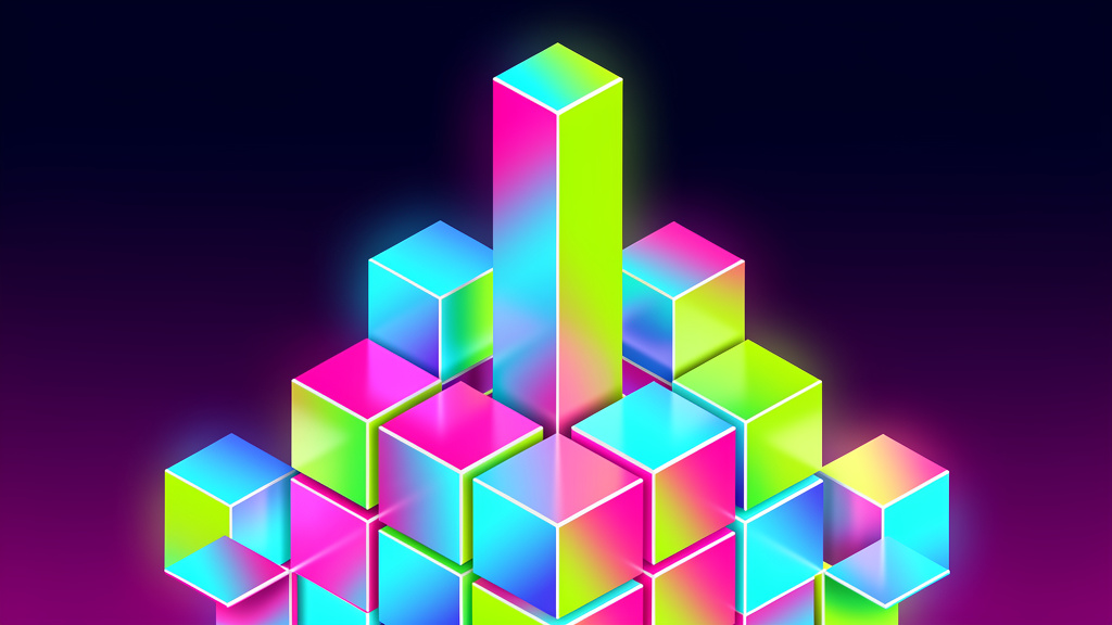 Neon Geo style open graph images