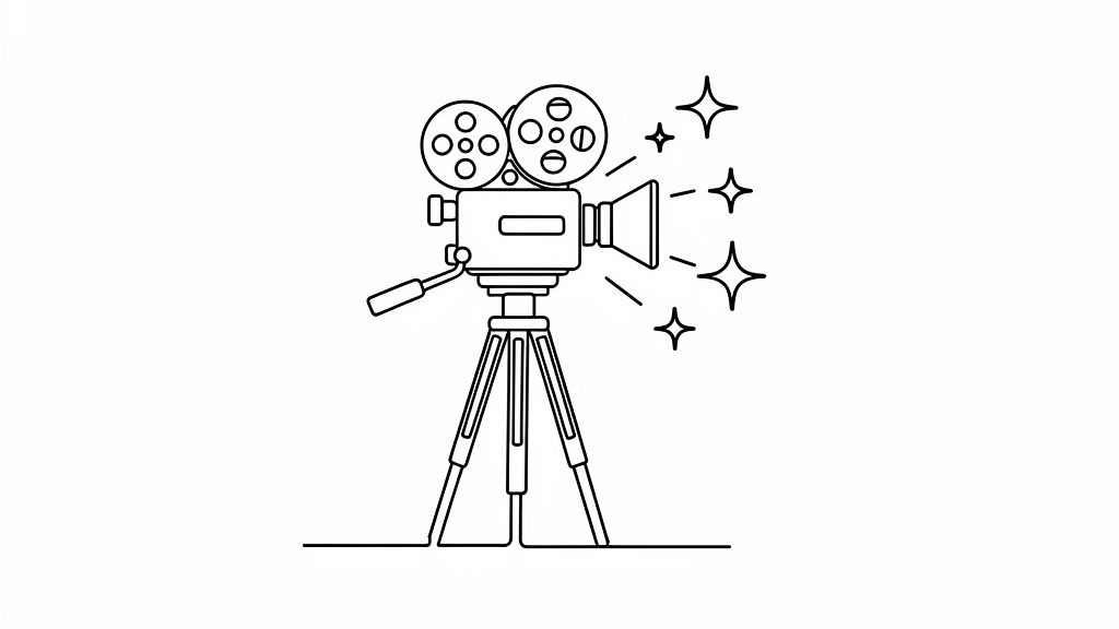 Line Art style linkedin post previews