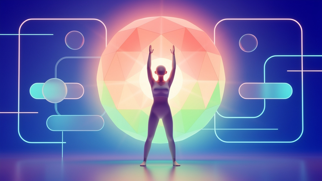 Neon Geo style reddit post images