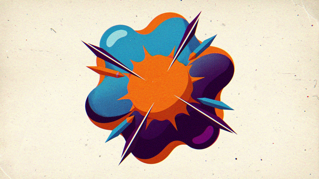 Pop Art style reddit post images