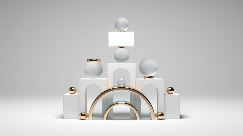 3D Render style notion page covers