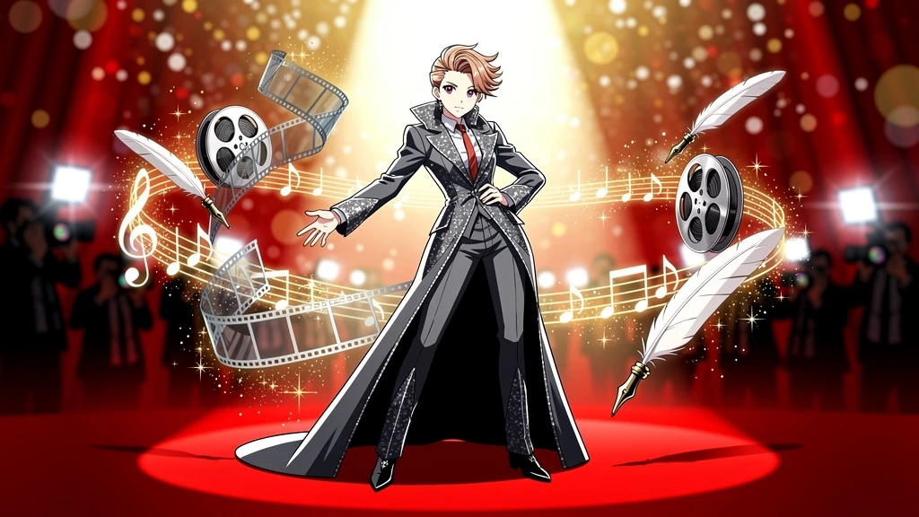 Anime style instagram post images