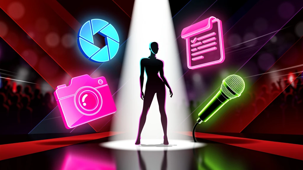 Neon Geo style instagram post images