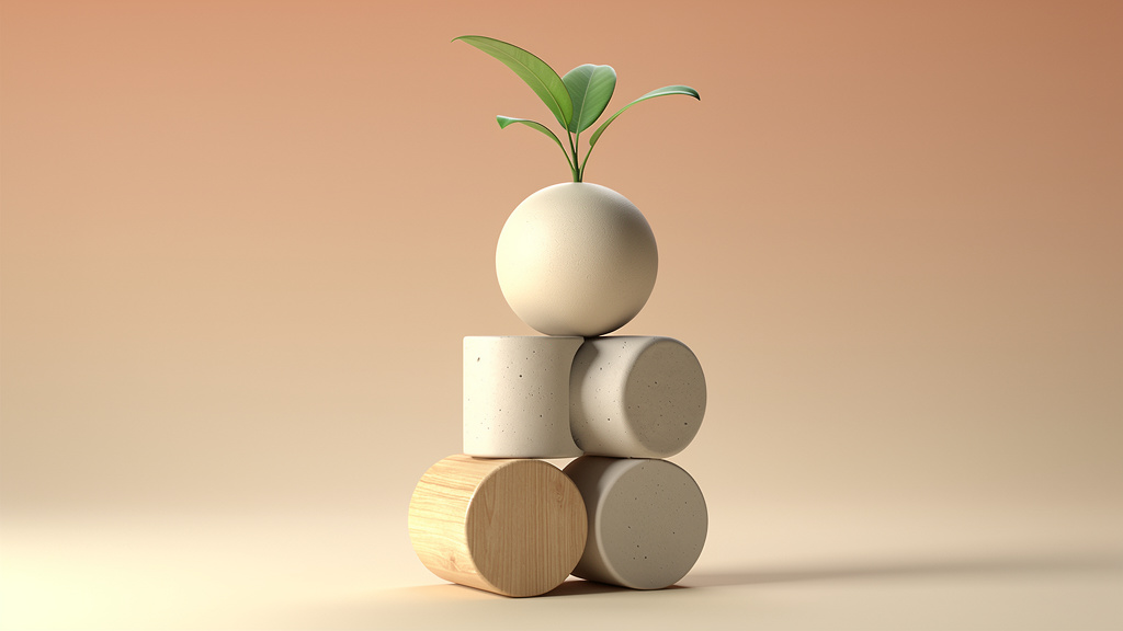 3D Render style instagram post images