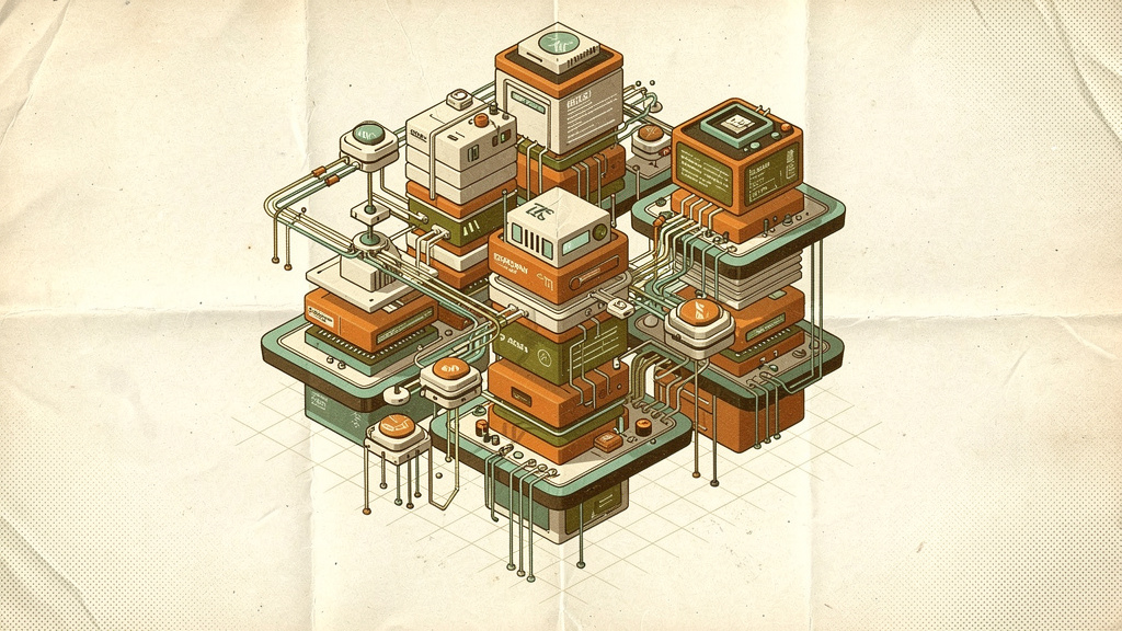 Retro style podcast episode covers