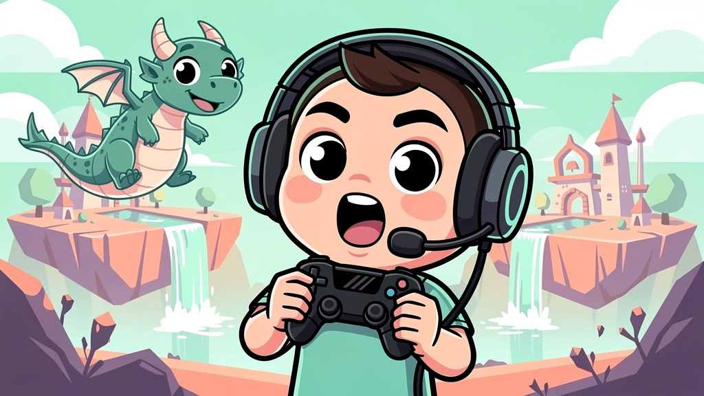 Cartoon style vimeo thumbnails