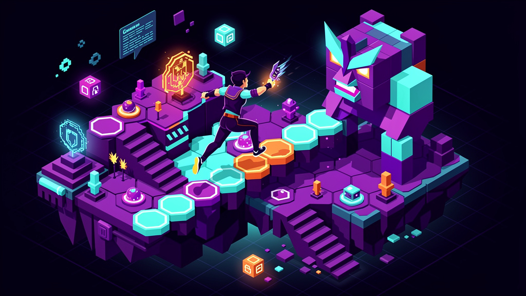 Isometric style vimeo thumbnails