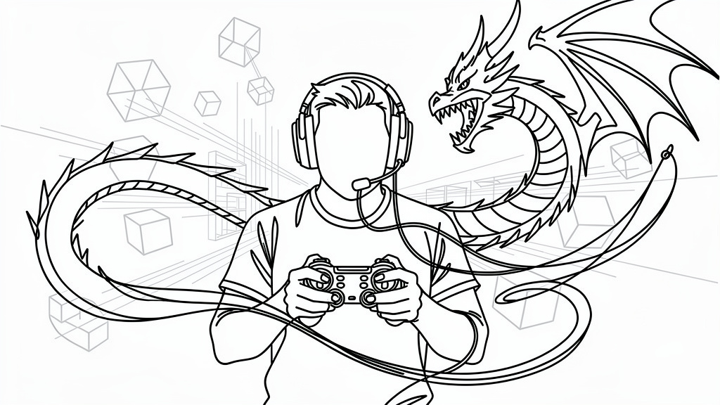 Line Art style vimeo thumbnails