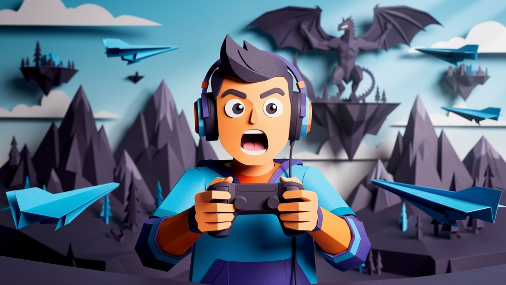 Paper Cut style vimeo thumbnails