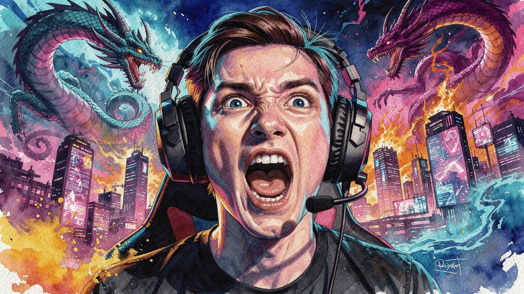 Watercolor style vimeo thumbnails