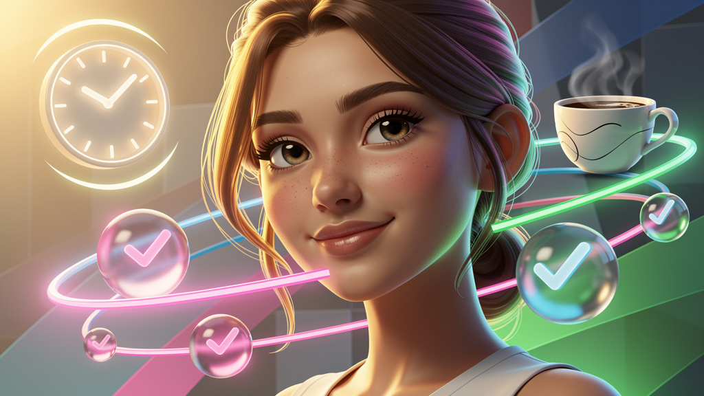 Neon Geo style hashnode post images