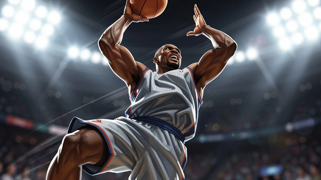 AI hero image for sports YouTube thumbnail in illustration style