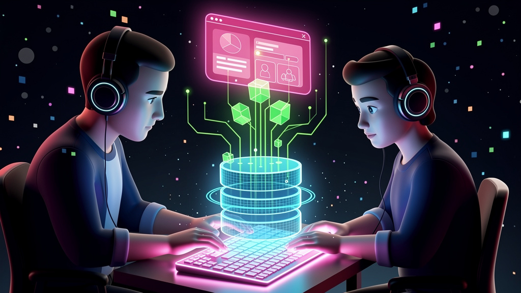 Neon Geo style vimeo thumbnails