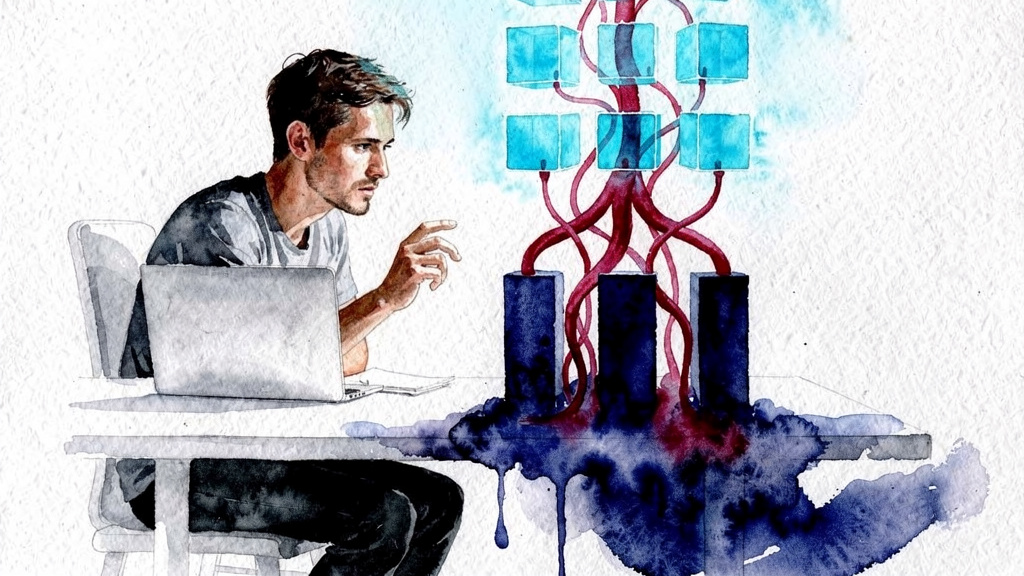 Watercolor style vimeo thumbnails